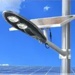 tiang pju solar cell